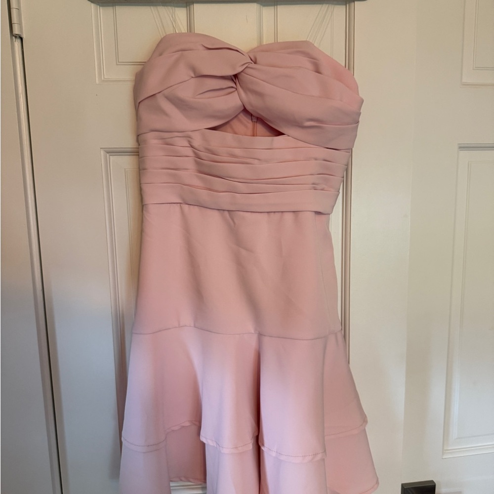 Strapless Pink Dress